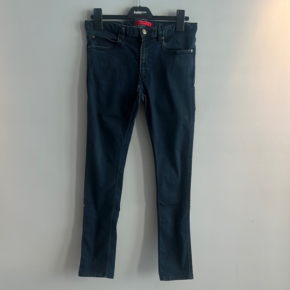 Hugo Boss Blue Skinny Jeans Premium Denim Size 32/32